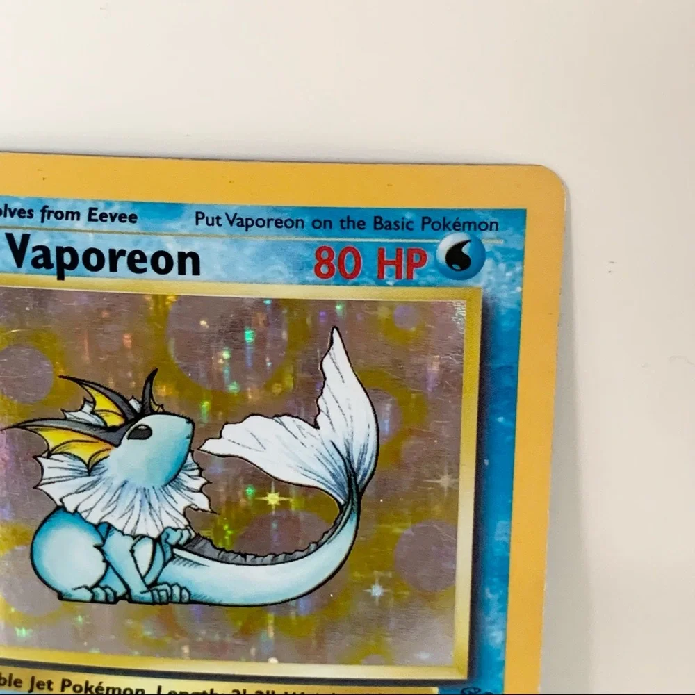 Hold 1999 Vaporeon Jungle Set Unlimited 1/64 Holo